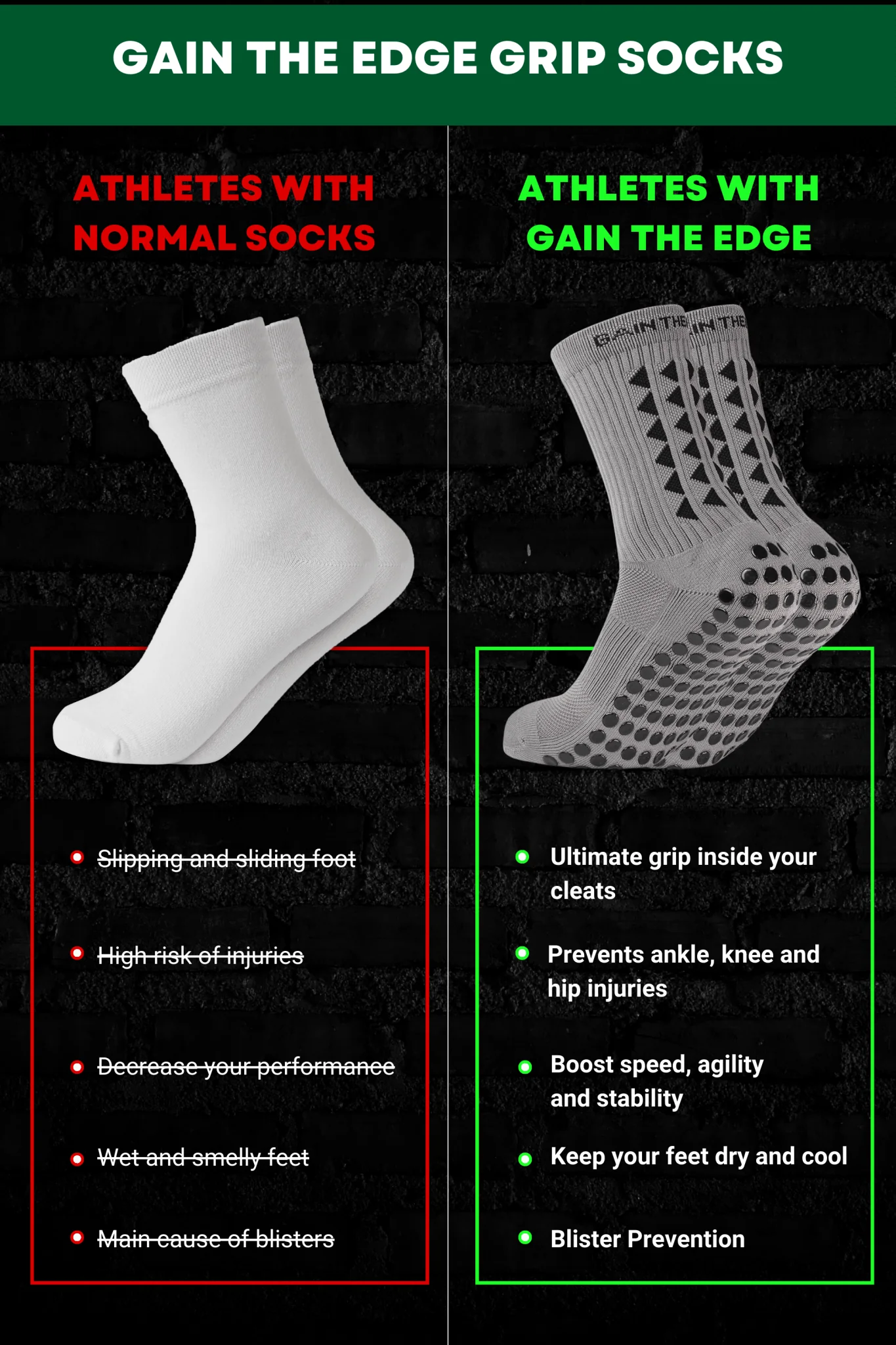 GRIP SOCKS 3.0 MidCalf Length - Grey - Image 4