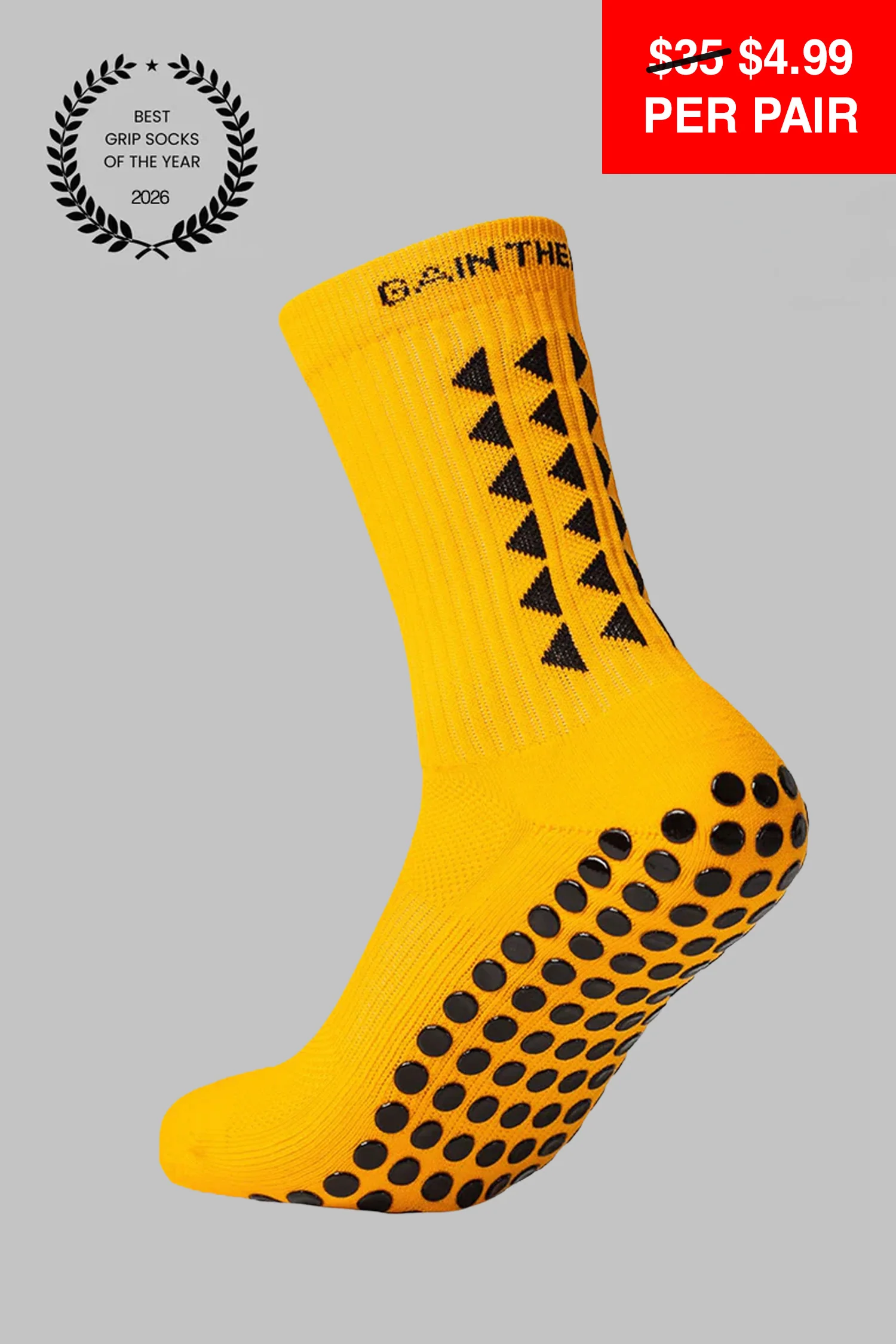 GRIP SOCKS 3.0  MidCalf Length - Orange